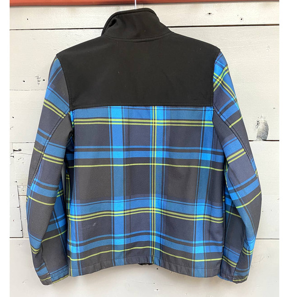 Blue Plaid Mountain Expedition jaket size XXL 18 - Picture 2 of 6
